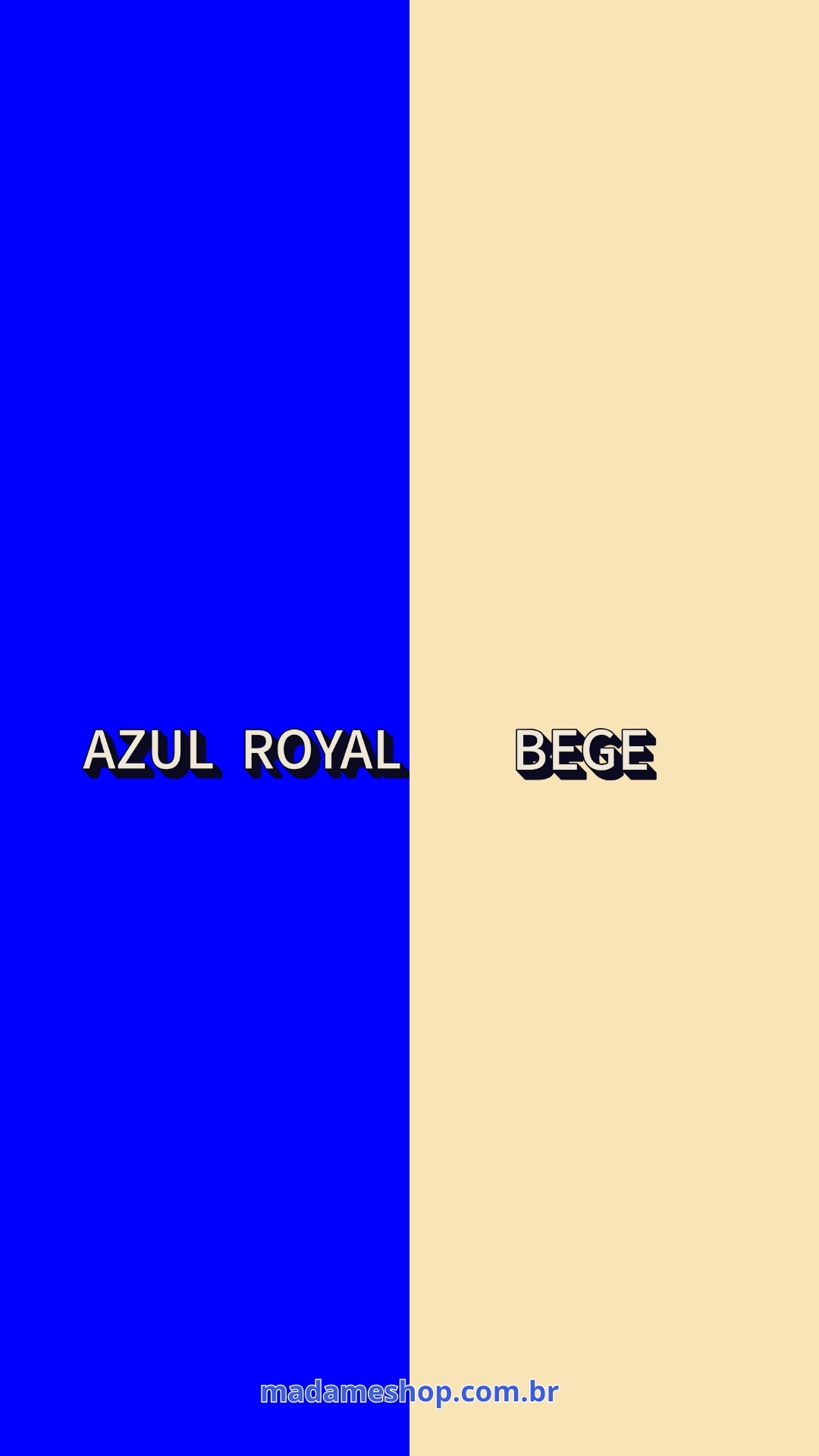 cores que combinam com azul royal