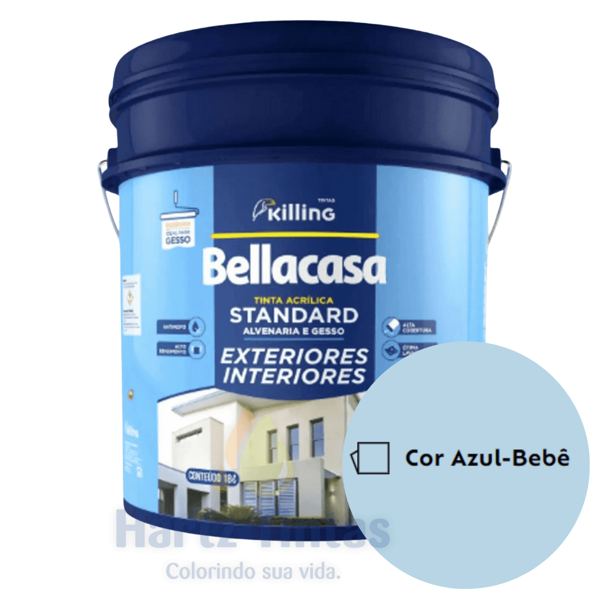 Azul Bebê B334: Comparativo entre Tintas Suvinil e Qualyvinil