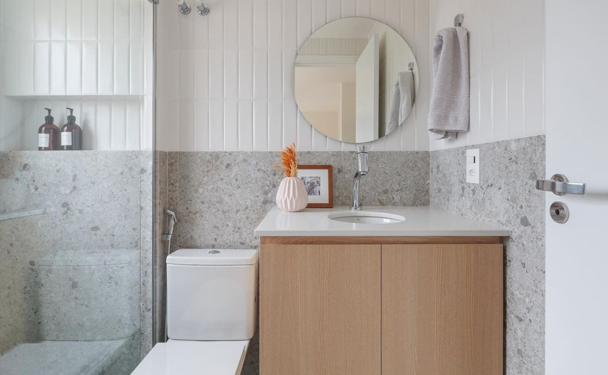 cores ideais para banheiro pequeno