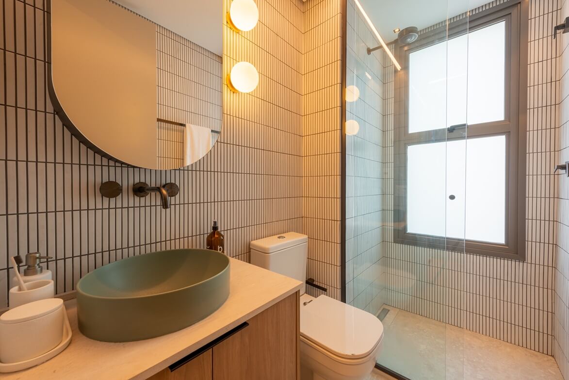 cores ideais para banheiro pequeno