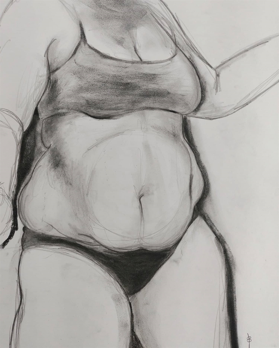 esboço figura feminina