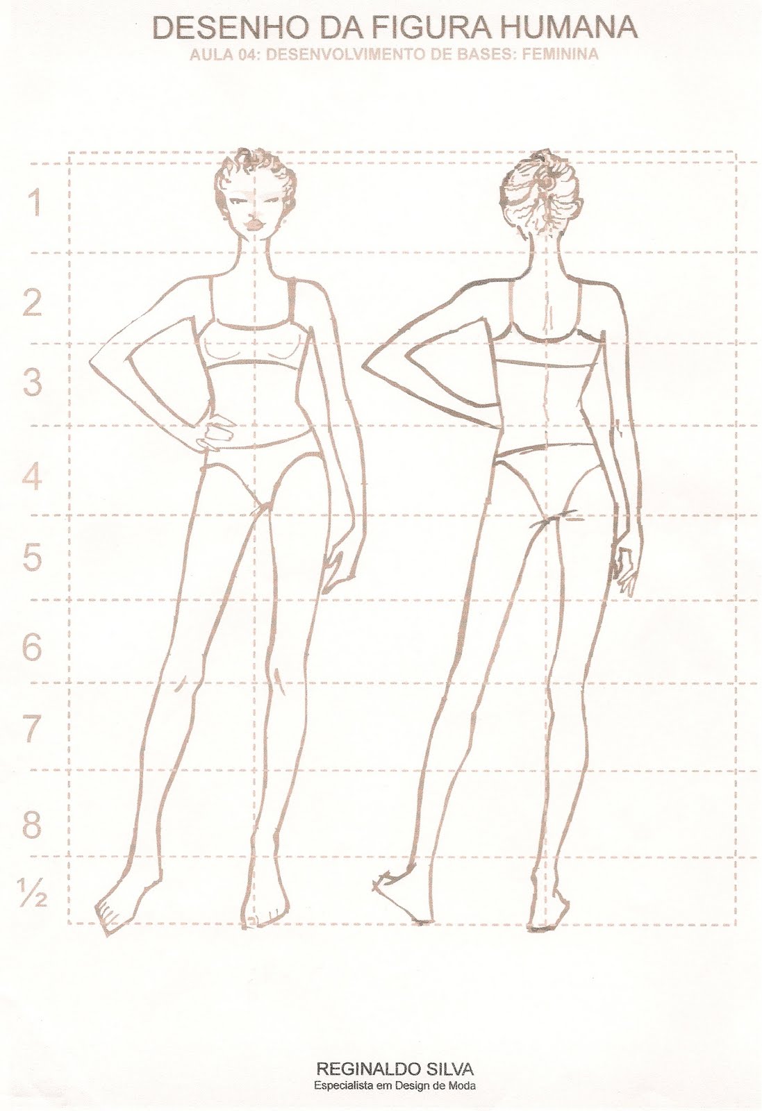 desenhar corpo feminino realista