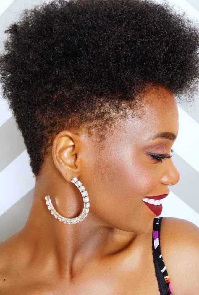 inspiração corte de cabelo black feminino