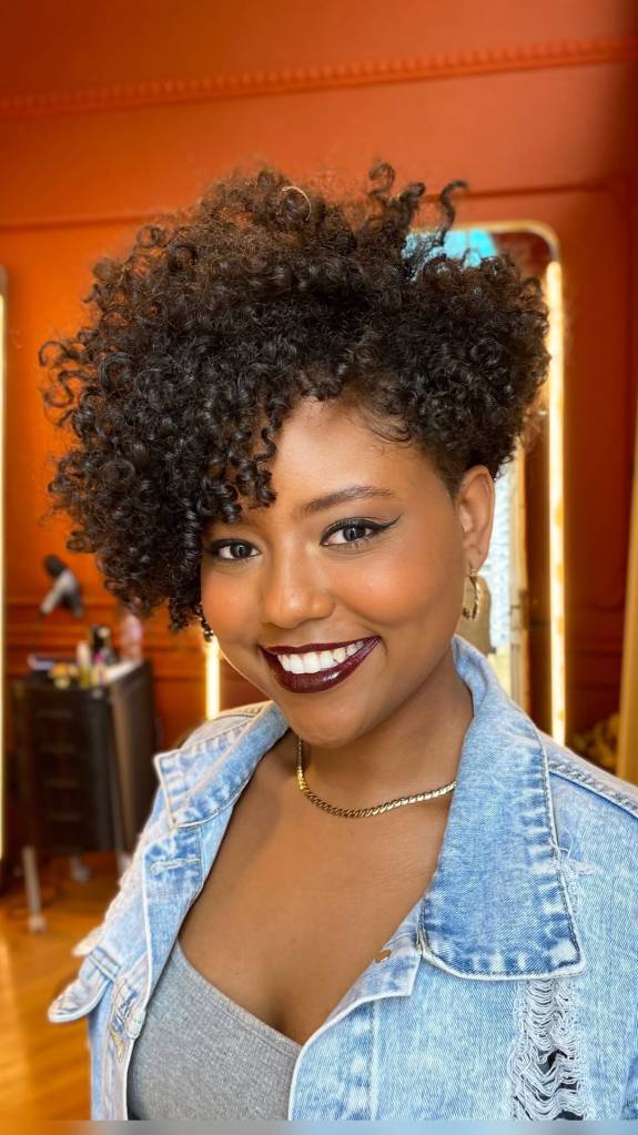 penteados para cabelo crespo feminino