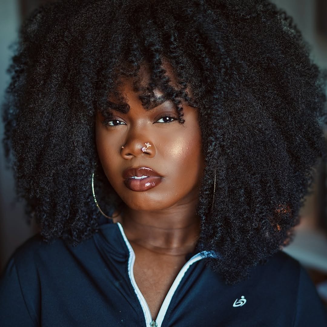 corte curto cabelo crespo feminino