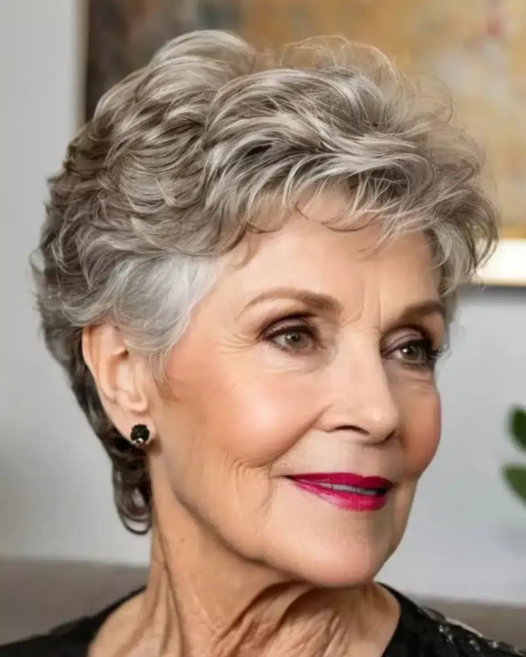 melhores cortes de cabelo curto para mulheres 60 anos