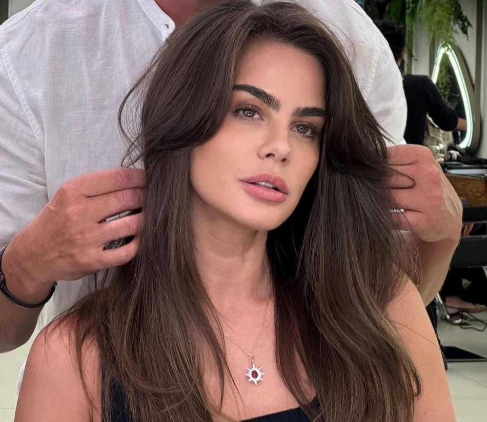 corte de cabelo franja