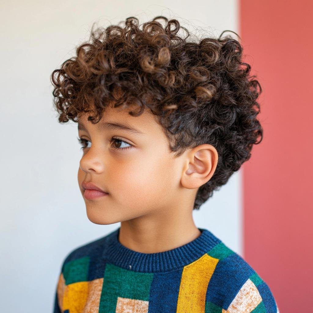 melhores cortes de cabelo infantil cacheado para meninas