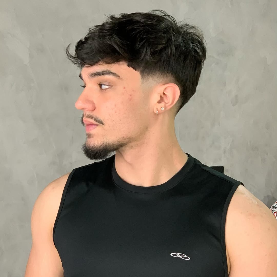 corte de cabelo masculino liso