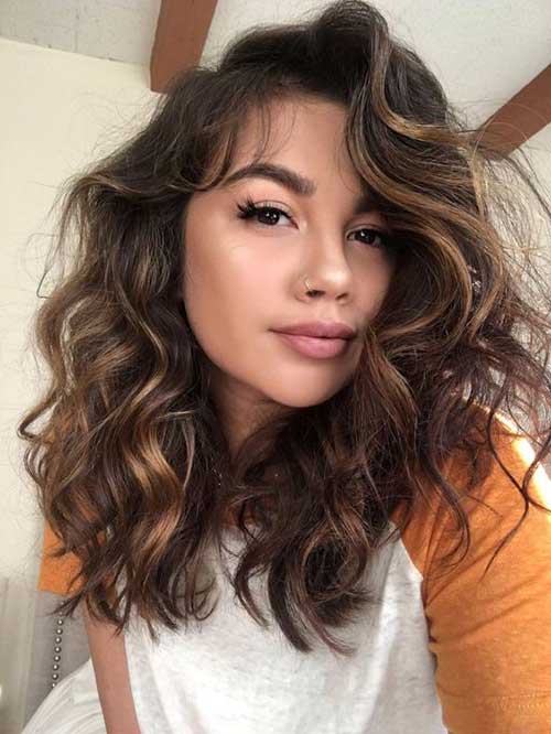 corte de cabelo médio para fios finos