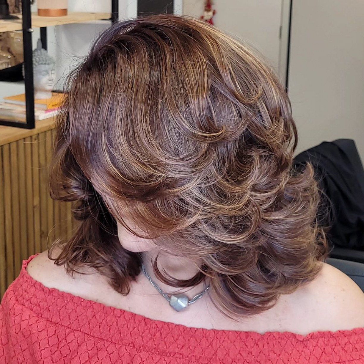 corte de cabelo médio repicado