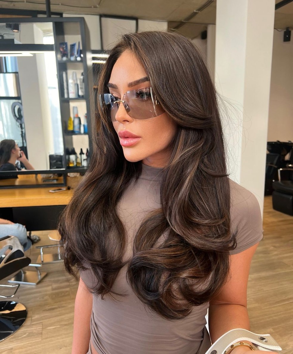 corte em camadas para cabelo liso