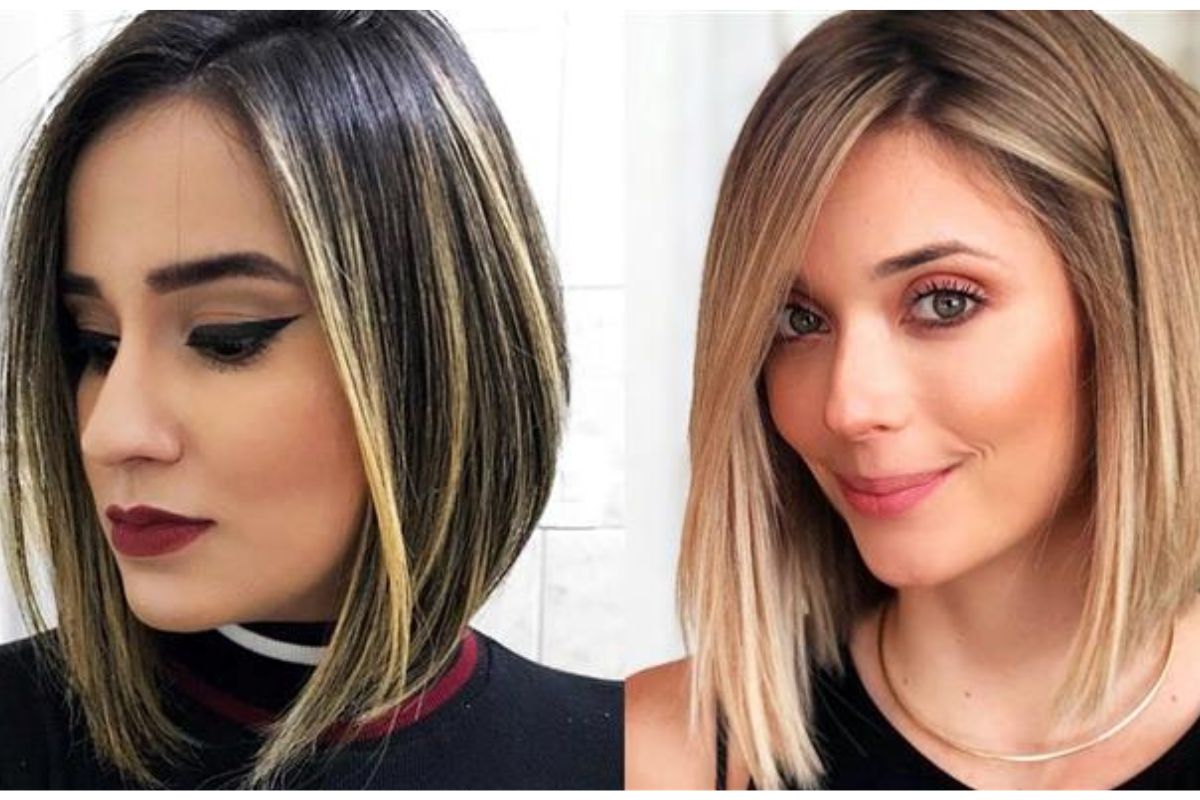 corte médio na altura dos ombros