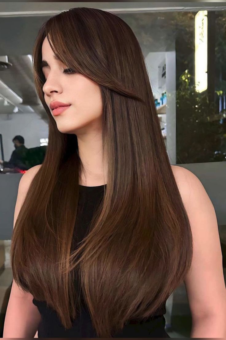 Franja cortininha: o guia completo para cabelo longo