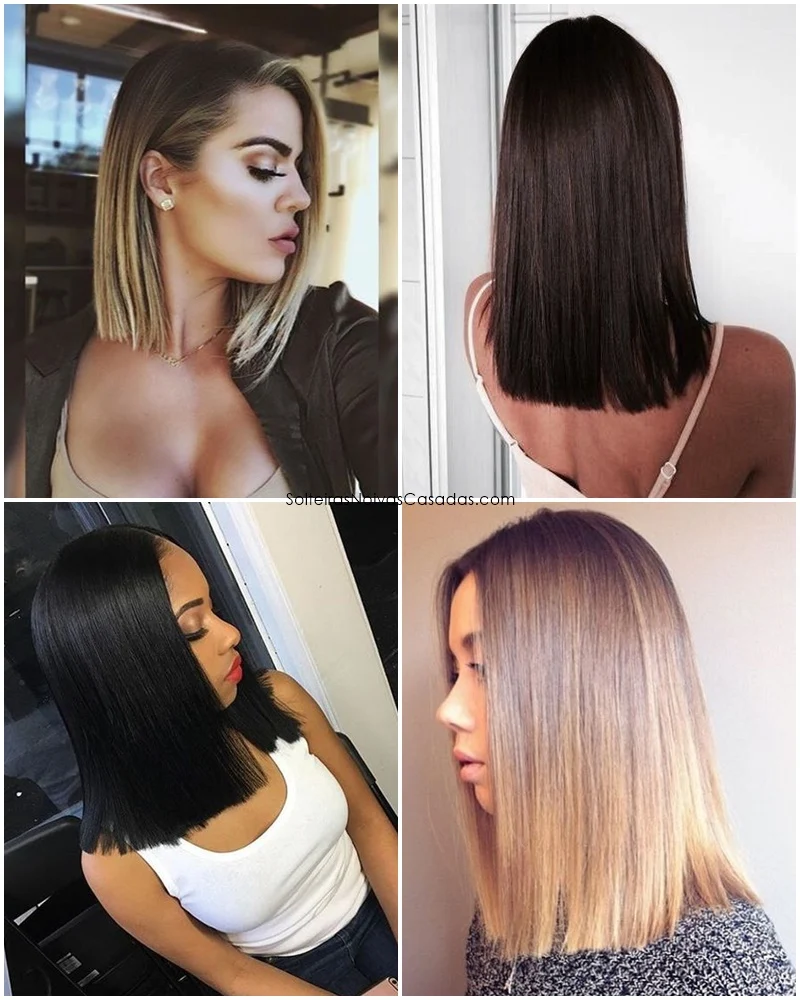 melhores cortes médios para cada tipo de rosto