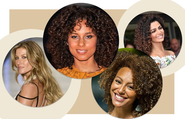 cortes médios para cabelo ondulado