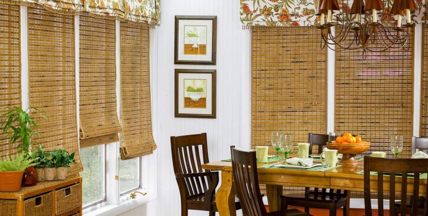 cortina de bambu vs persiana de madeira