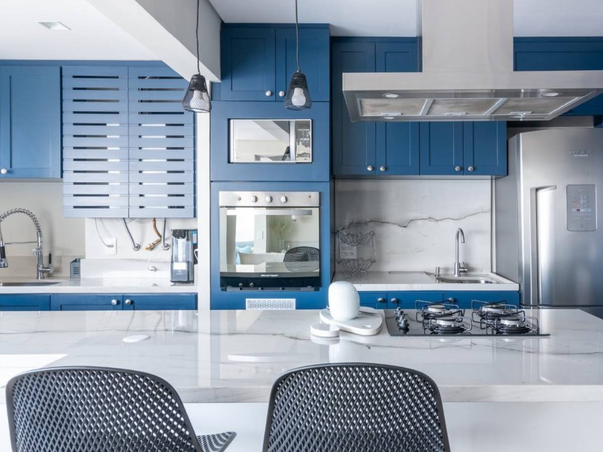 Pintura Azul na Cozinha: Dicas para um Destaque Elegante