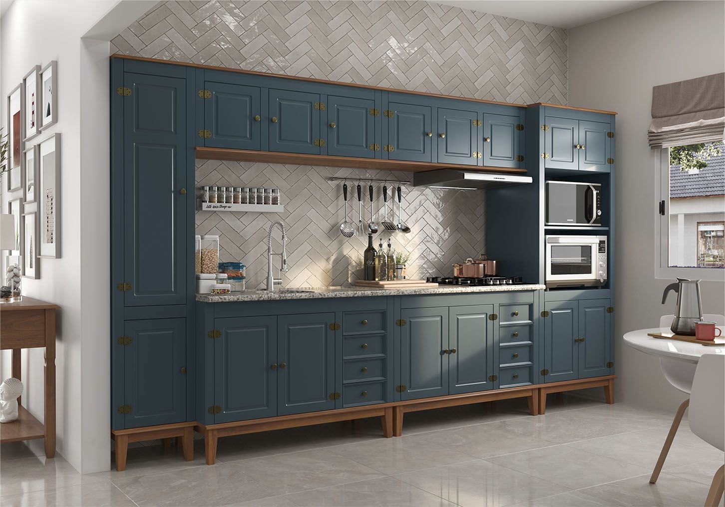 Tendências de Revestimento Azul para Cozinhas Modernas