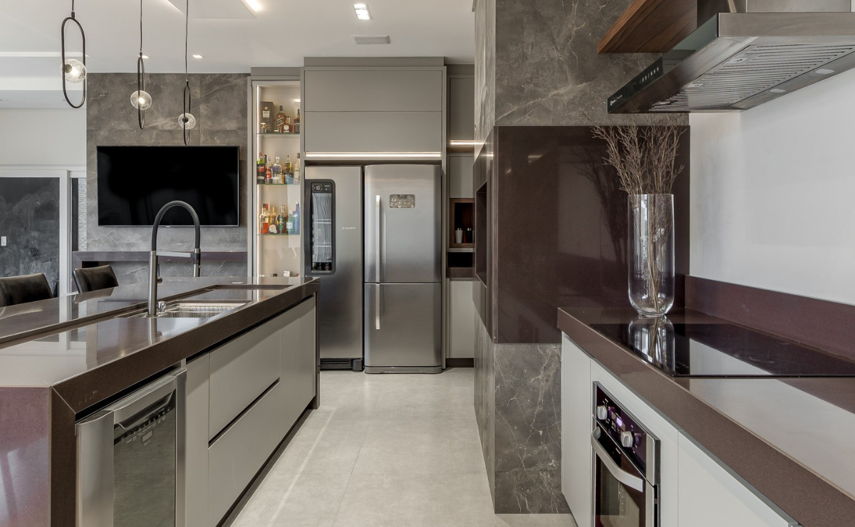 cozinha com decoracao minimalista