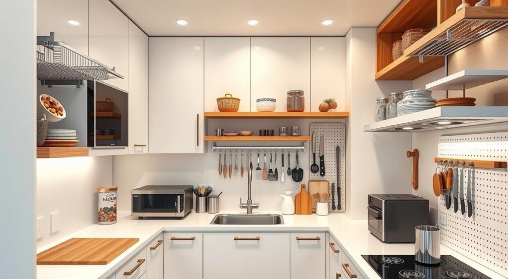 10 ideias criativas para organizar cozinha pequena