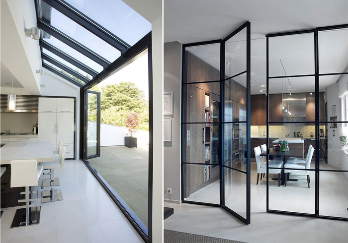 erros ao escolher porta de vidro para cozinha