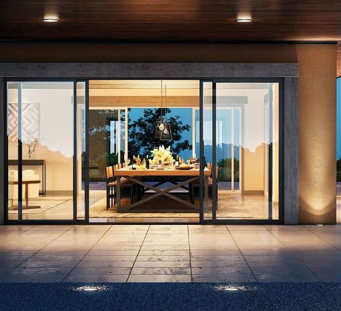 erros ao escolher porta de vidro para cozinha