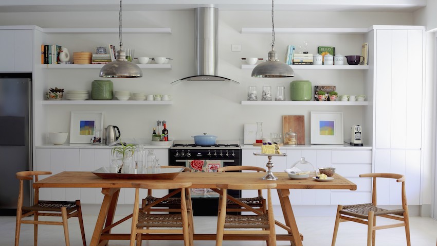 custo para instalar prateleiras abertas em cozinha