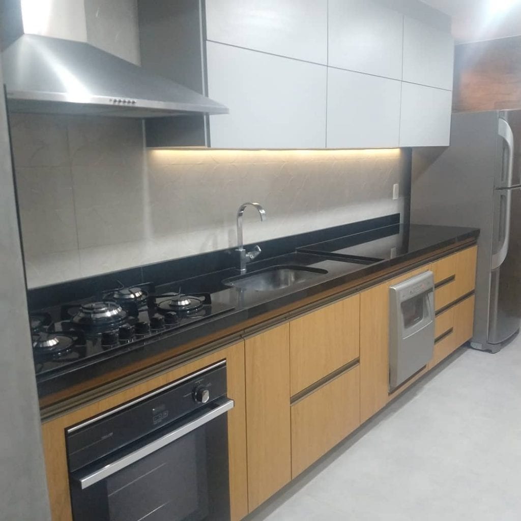 cozinhas planejadas cinzas modelos inspiradores