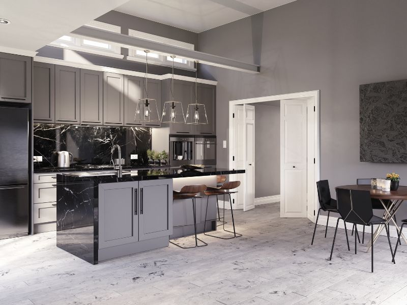 cozinhas planejadas cinzas modelos inspiradores