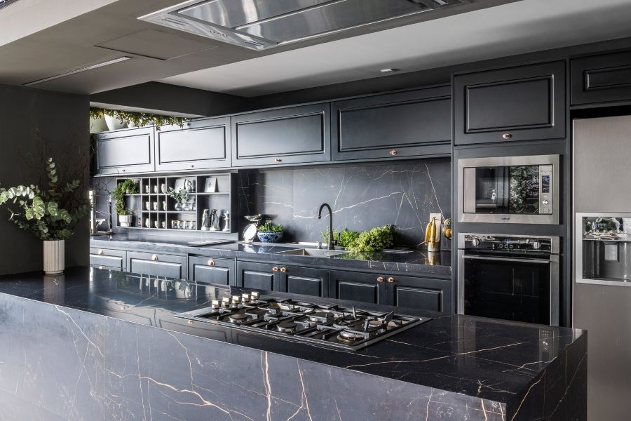 quanto custa uma cozinha planejada cinza