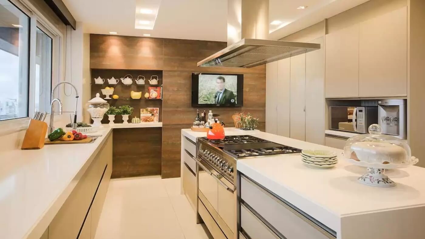 erros comuns projeto cozinha ilha central pequena