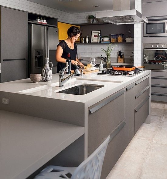 ilha cozinha pequena fixa ou movel qual escolher