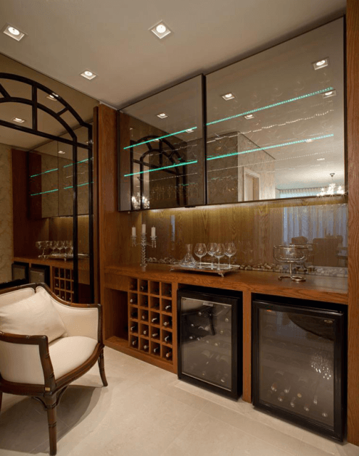 erros comuns cozinha pequena com vidro reflecta