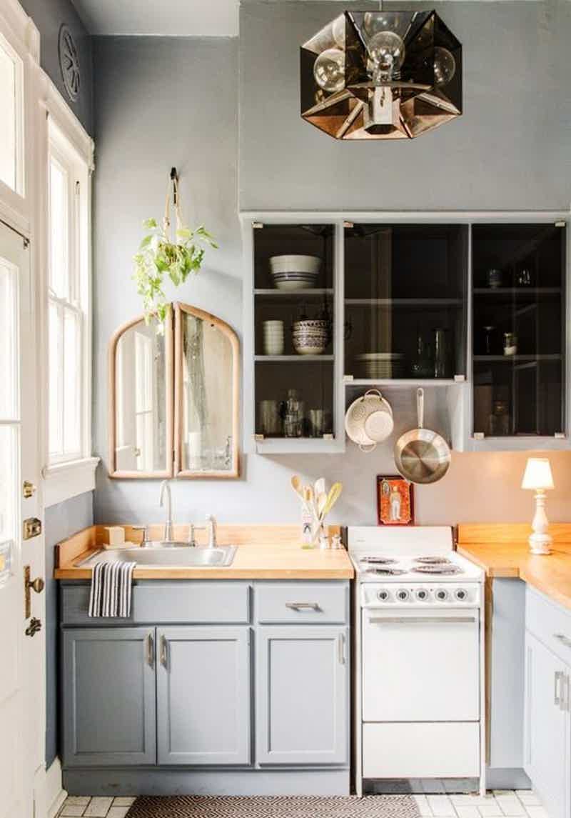 ideias de cozinha retrô colorida para se inspirar