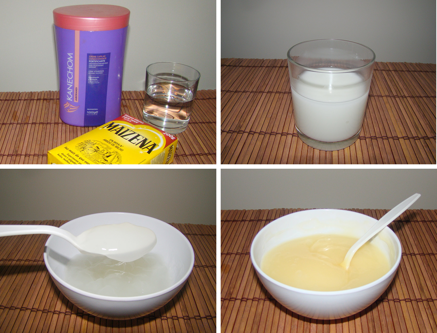 maizena cabelo vs progressiva caseira