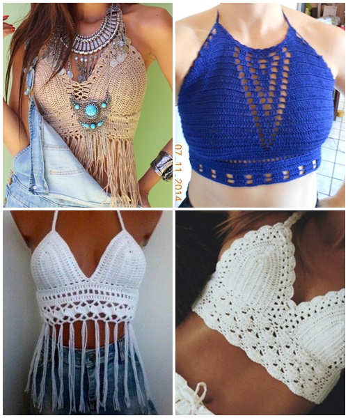 como usar cropped de crochê manga longa no inverno