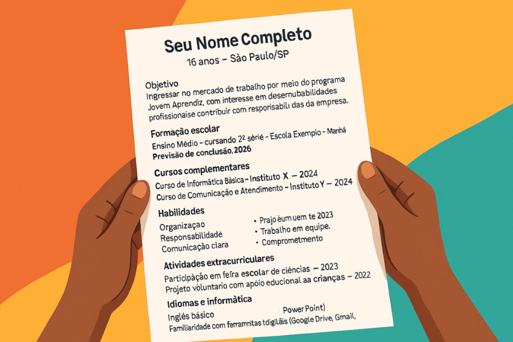 vagas jovem aprendiz currículo