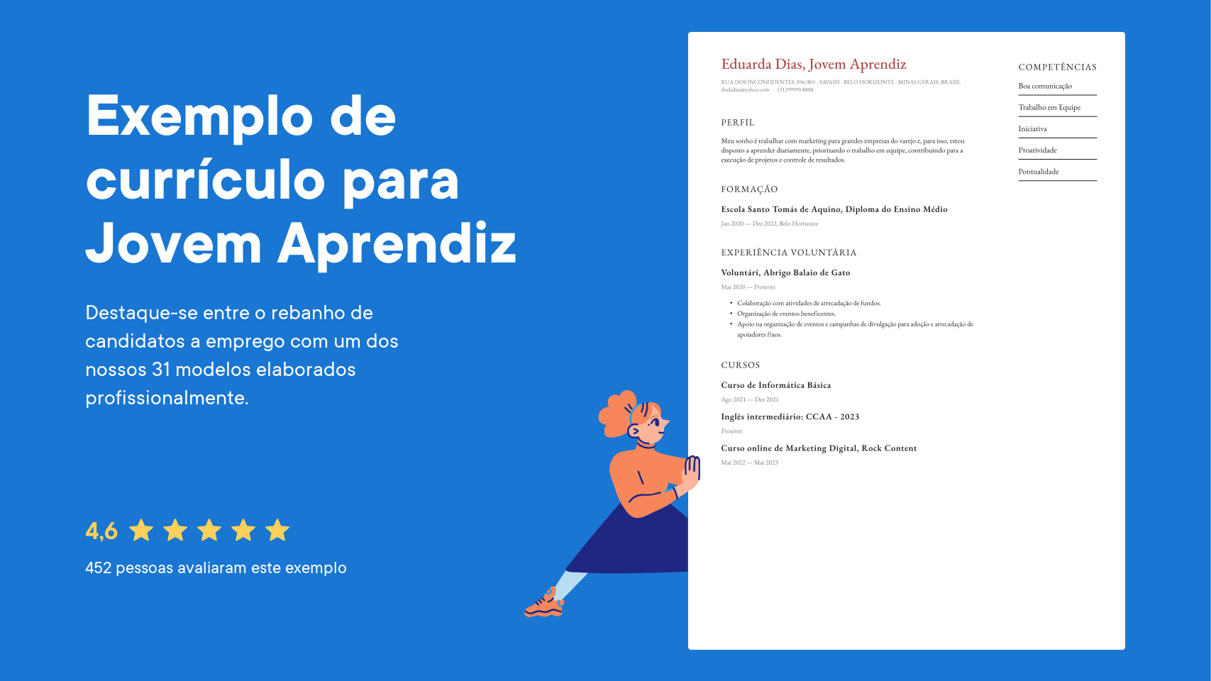 dicas currículo jovem aprendiz