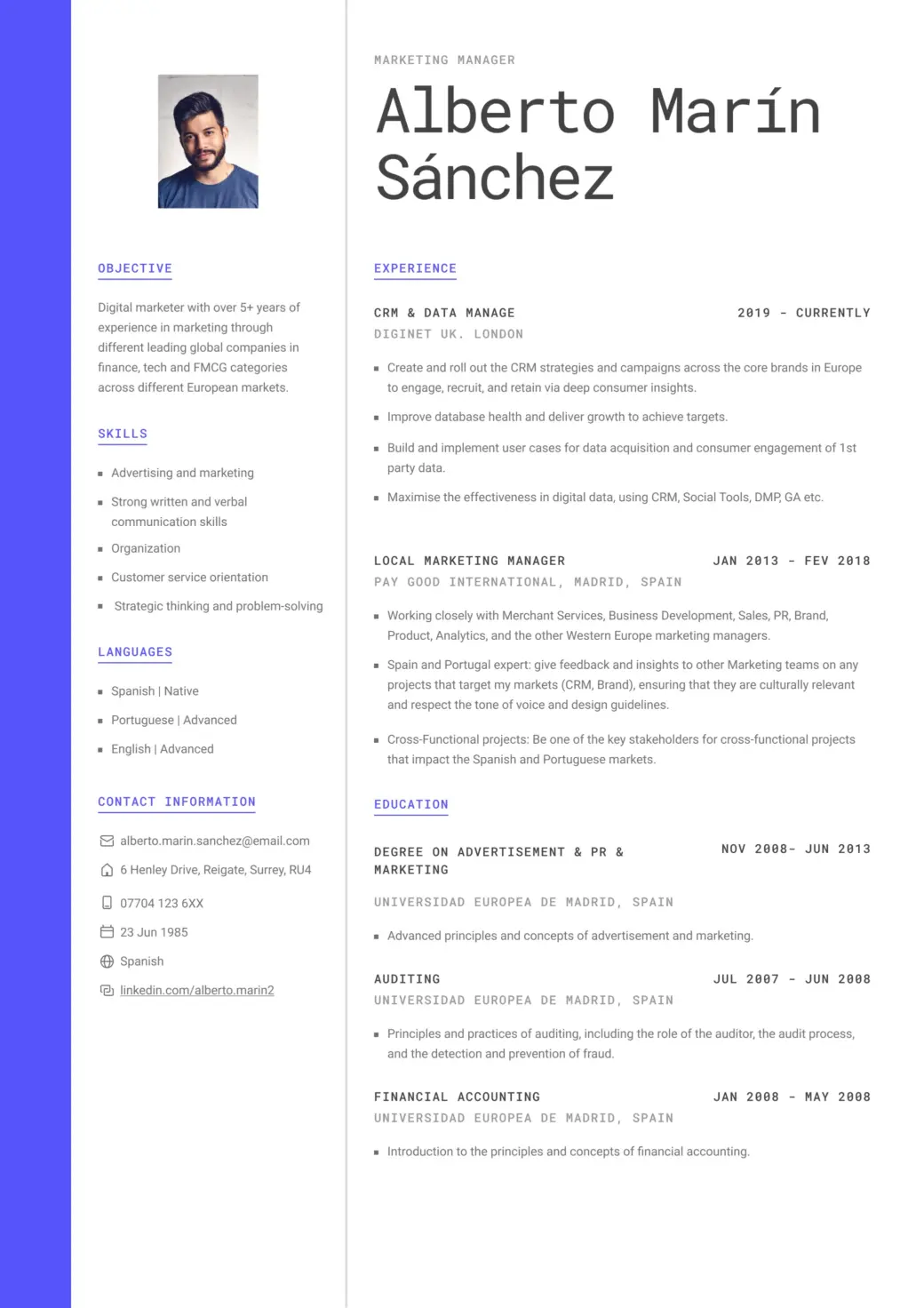 erros comuns ao escrever currículo em inglês