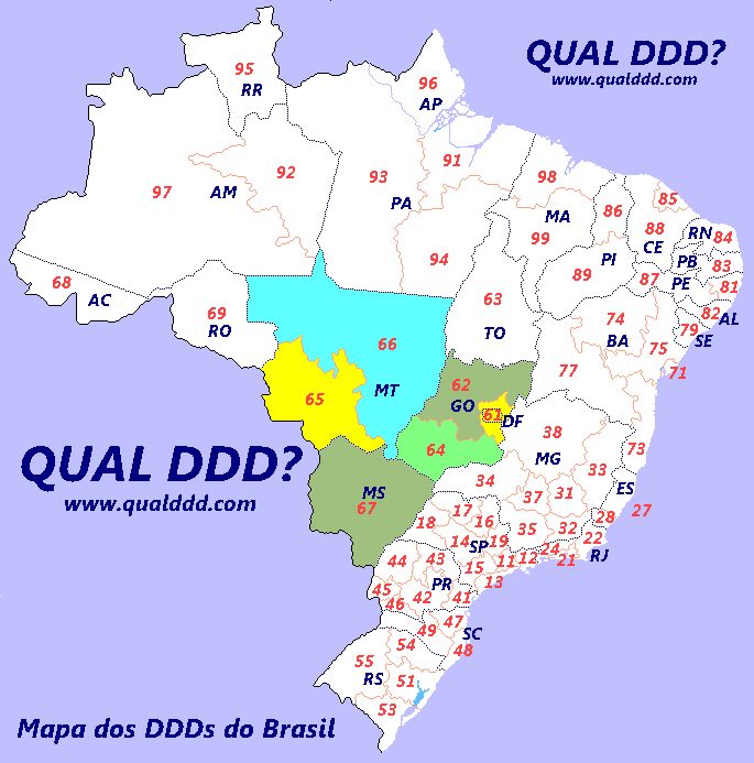 ddd 27 cidades