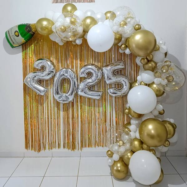 decoração ano novo minimalista