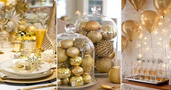 decoração ano novo minimalista