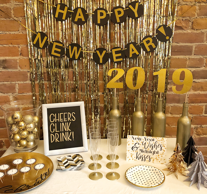 decoração ano novo pequena