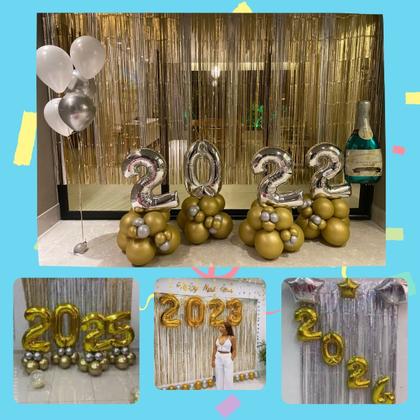 decoração mesa ano novo