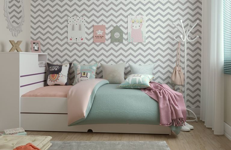 como economizar decoracao quarto solteiro feminino