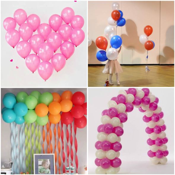 20 ideias criativas decoração balões simples