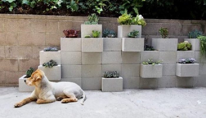 quanto custa fazer um jardim com blocos de concreto