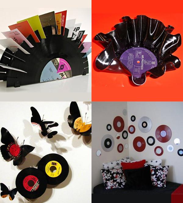 decoracao com discos de vinil ou quadros vintage qual escolher