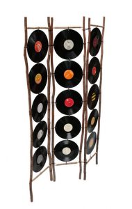 20 ideias criativas para decorar com discos de vinil